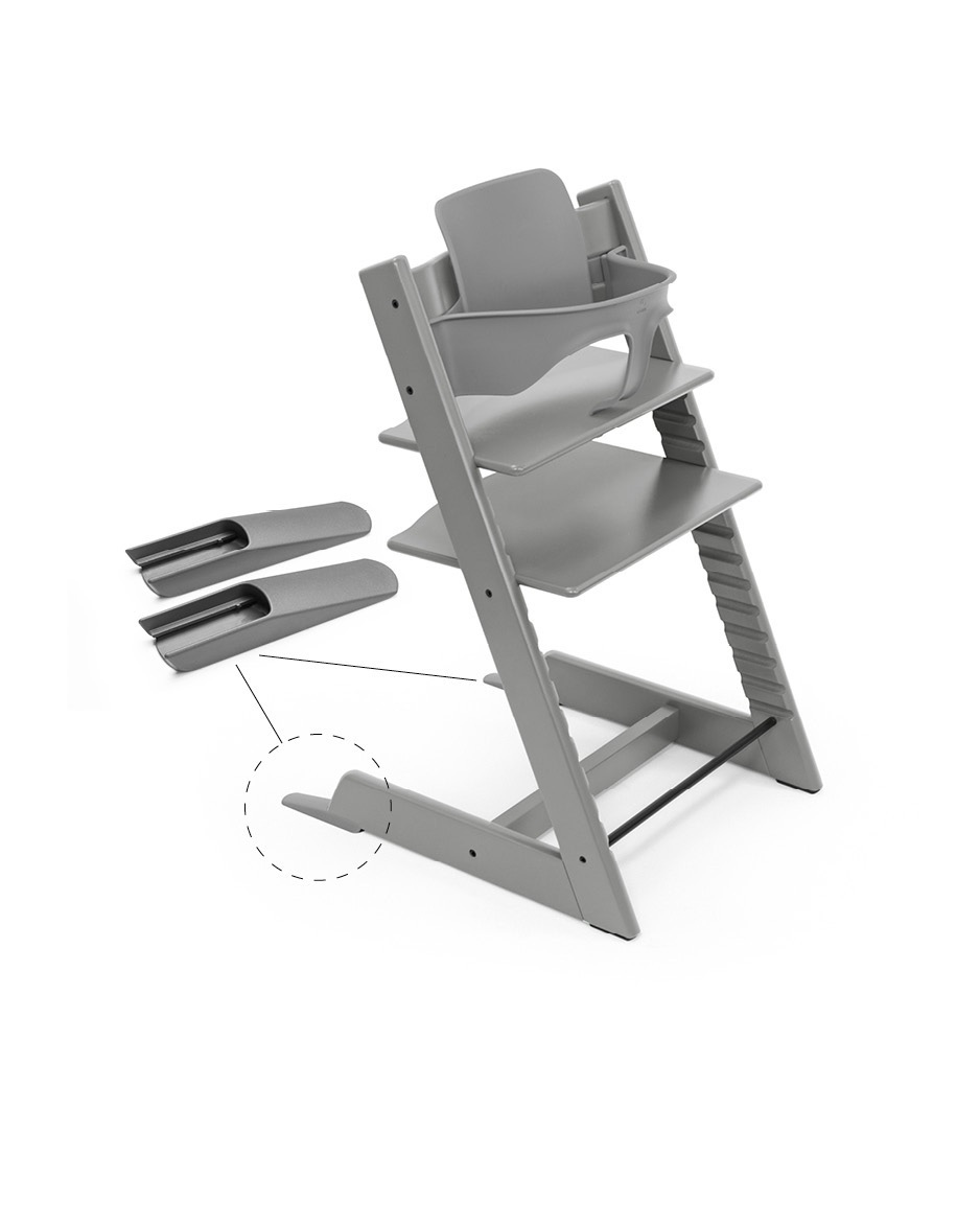 babymarkt Tripp Trapp Hochstuhl Buche Storm Grey + Gratis Baby Set V2 storm grey 50% Rabatt mit kostenlosem Versand