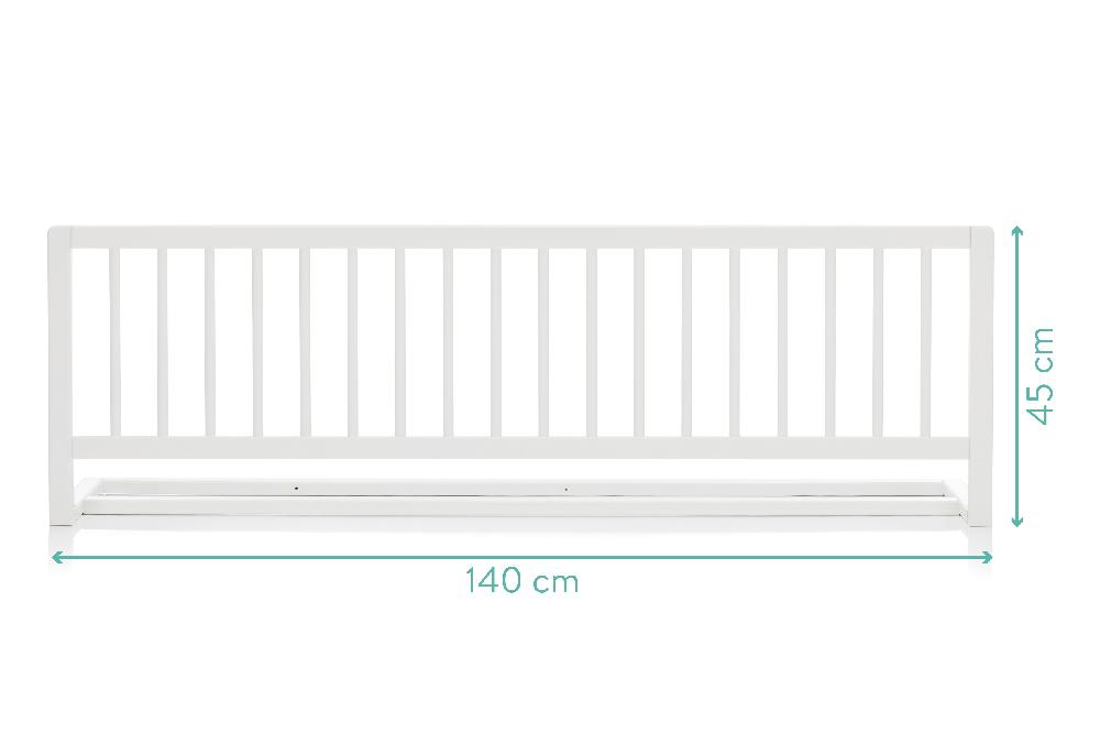 babymarkt Bettgitter Lilly 140 x 45 cm weiß im Angebot