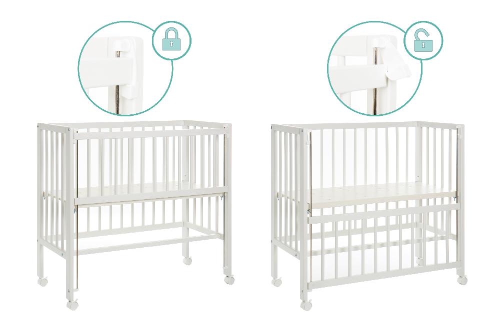 babymarkt Beistellbett Cocon weiß Fabrik Onlineshop