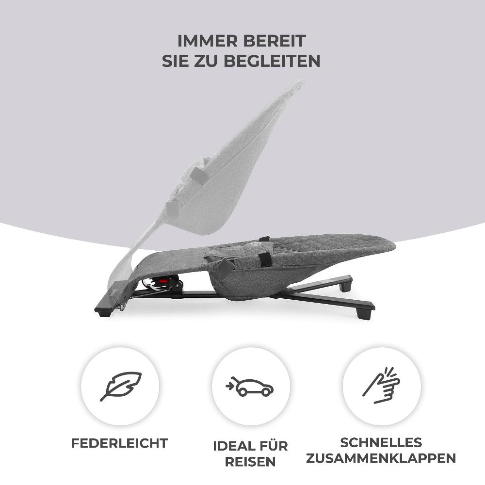 babymarkt Babywippe MIMI grey Begrenztes Angebot