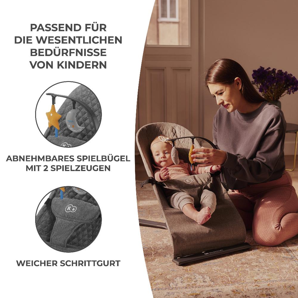 babymarkt Babywippe MIMI grey Begrenztes Angebot
