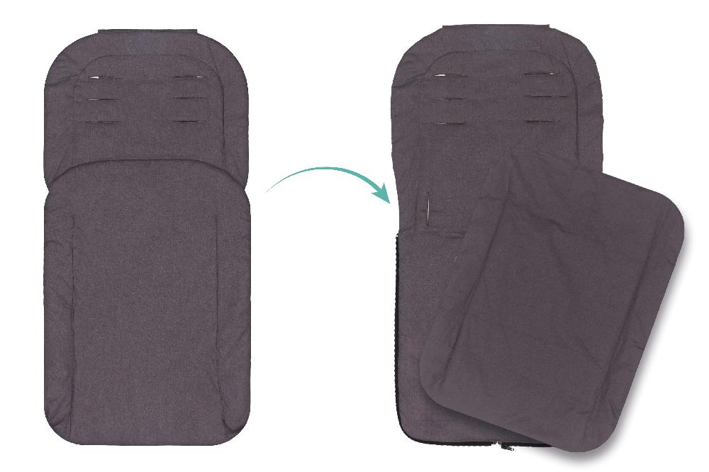 babymarkt Sommerfußsack Eco 83x43 cm grau VIP-Rabatte