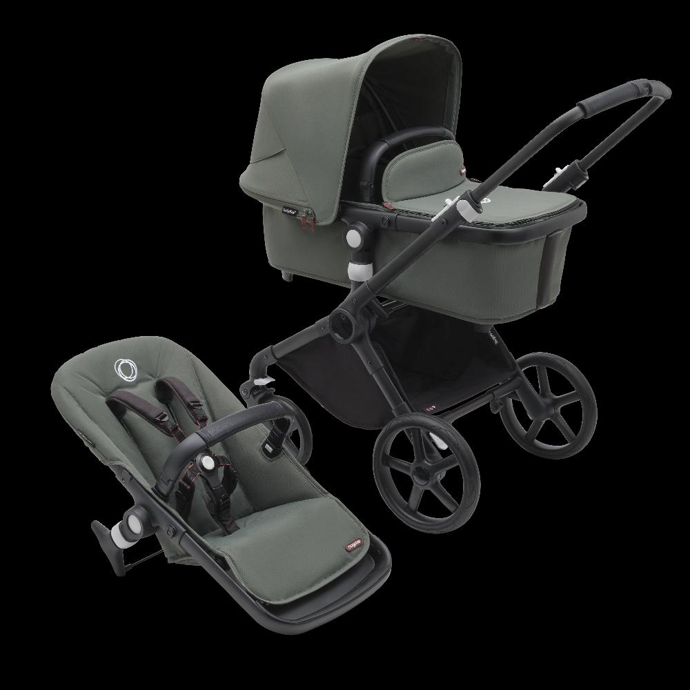 babymarkt 3in1 Kinderwagen Set Fox Cub Forest Green inklusive MAXI COSI Babyschale Pebble 360 Essential Black Letzte 2 Tage