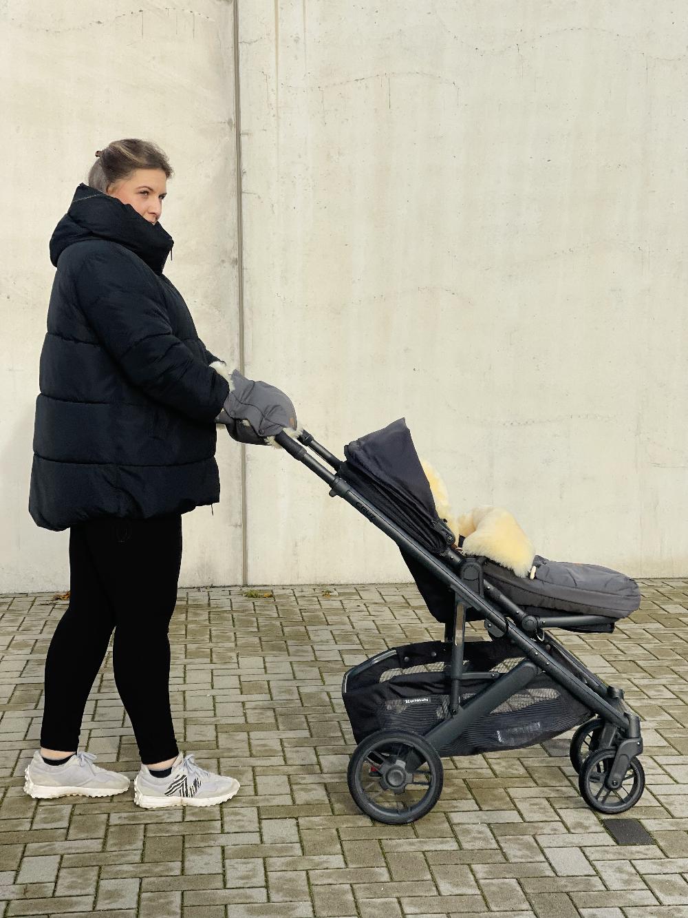 babymarkt Winterfußsack vartasly Lammfell grau Bis zu 50% Rabatt