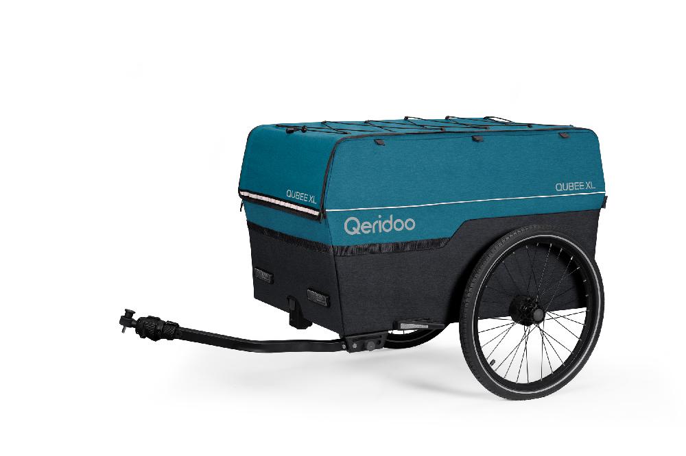 babymarkt Lastenanhänger Qubee Limited Edition Petrol 220 L Volumen inkl. Bollerwagen Set Nur noch ein Tag übrig