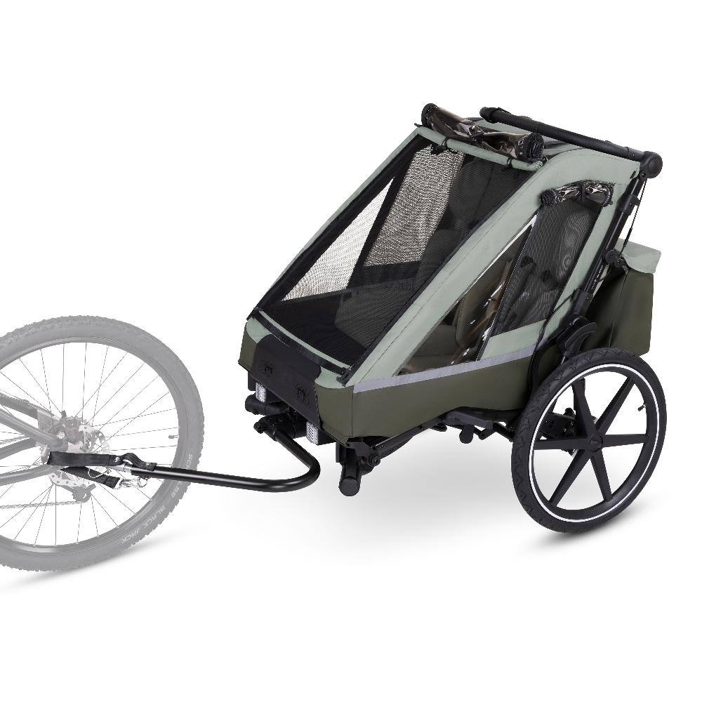 babymarkt Fahrradanhänger Tour olive 50% Rabatt für begrenzte Zeit