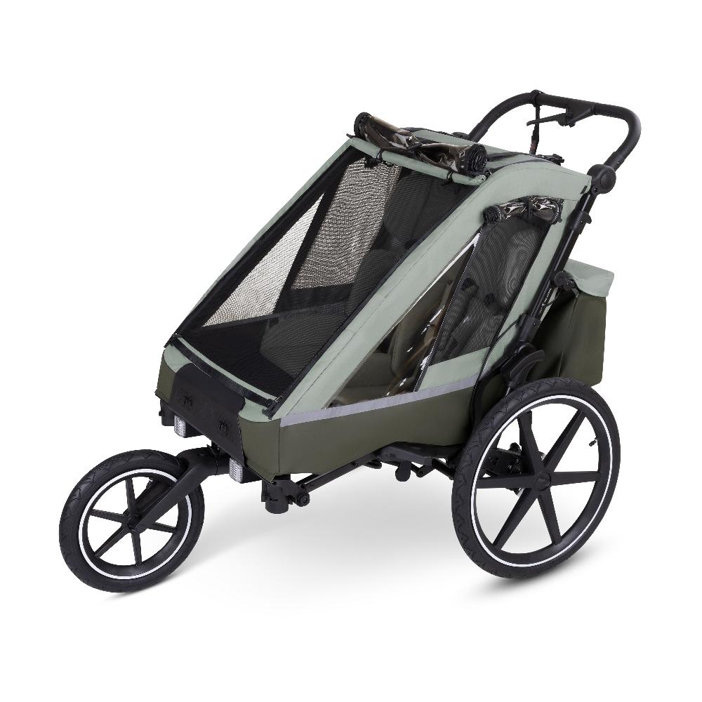 babymarkt Fahrradanhänger Tour olive 50% Rabatt für begrenzte Zeit