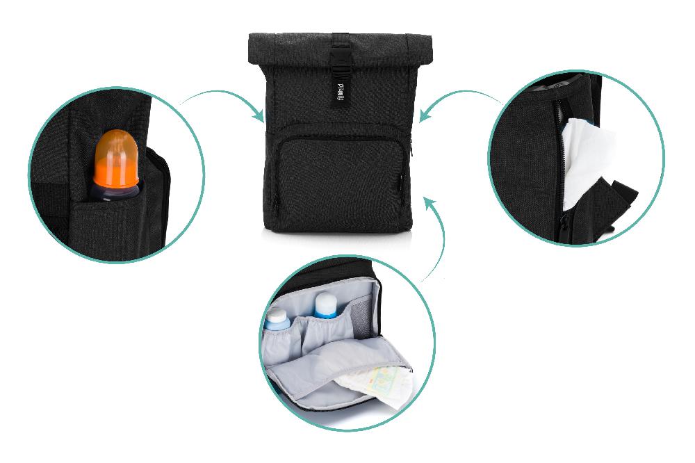 babymarkt Wickelrucksack Tokio schwarz Rabatte dieses Monats