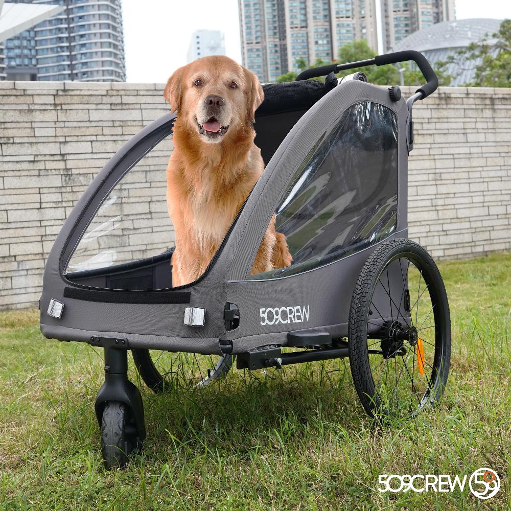 babymarkt Crew Fahrradanhänger Trailer II Dark Grey im Angebot