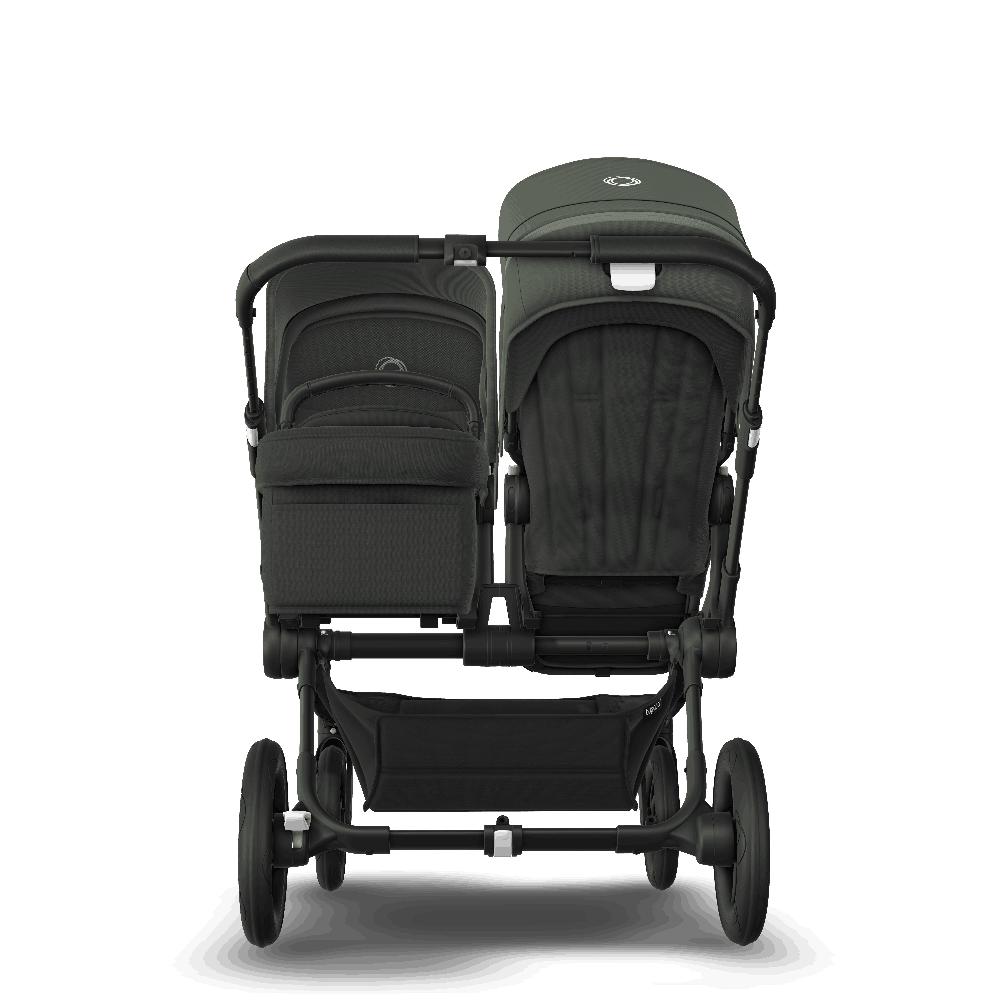 babymarkt Geschwisterwagen Donkey 5 Duo Complete Black/Forest Green Günstiger Verkauf