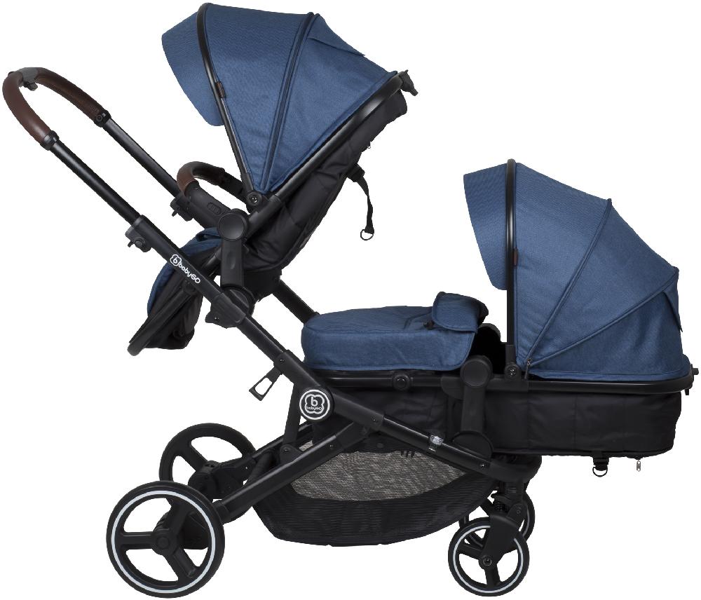 babymarkt Geschwisterwagen Twinner Blue Kostenloser Versand