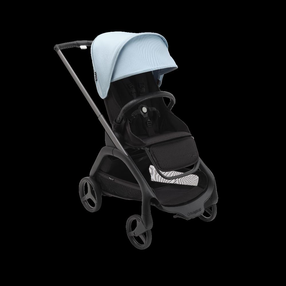 babymarkt Kinderwagen Dragonfly Complete Graphite/Midnight Black/Skyline Blue Essential Bundle Großer Ausverkauf