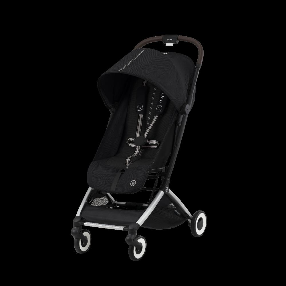 babymarkt Kinderwagen Orfeo Silver Moon Black inklusive Babyschale Cloud G i-Size Lava Grey und Adapter Osterangebot