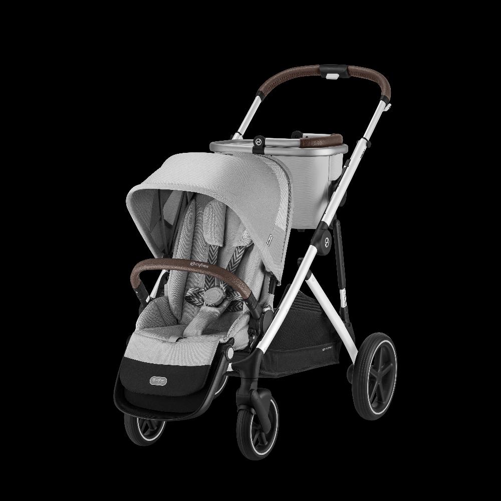 babymarkt Kinderwagen Gazelle S Silver Lava Grey inklusive Babyschale Cloud G i-Size Lava Grey Basisstation Base G und Adapter Valentinstagsangebot