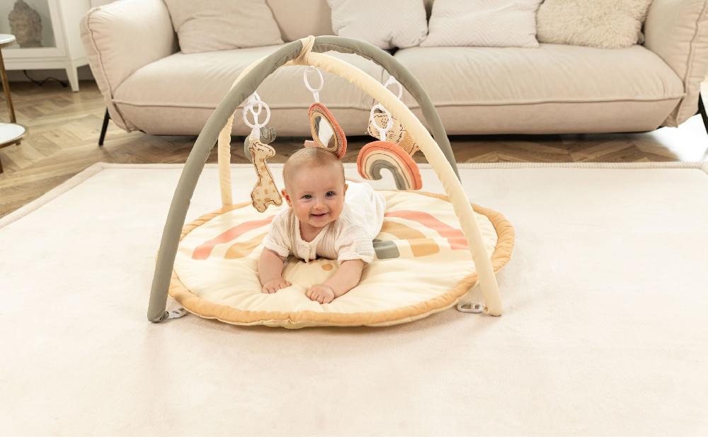 babymarkt Samtmatte-Spielmatte für Baby 200 x 150 cm Beige Neuheiten