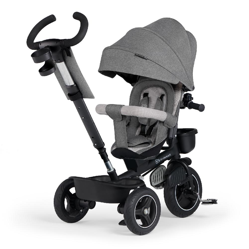 babymarkt 5 in 1 Dreirad SPINSTEP platinum grey Riesige Ersparnisse