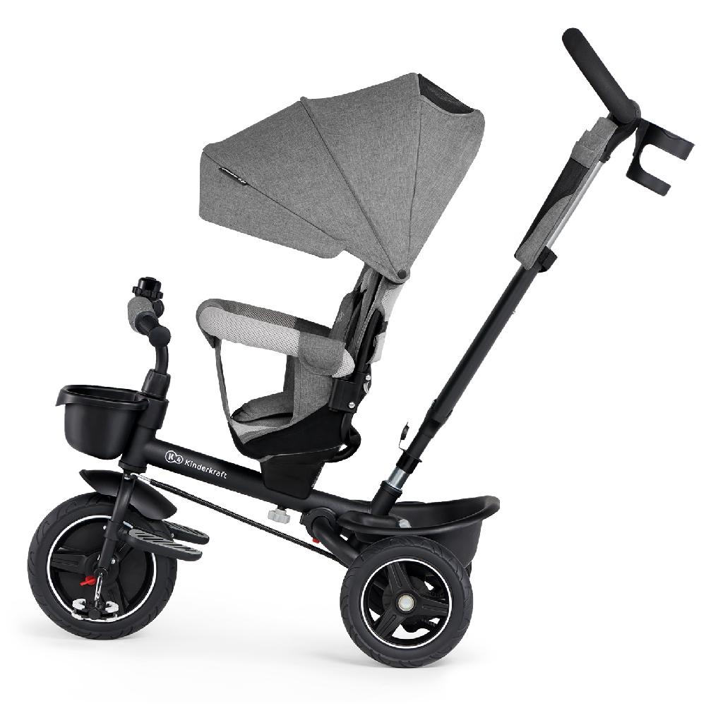 babymarkt 5 in 1 Dreirad SPINSTEP platinum grey Riesige Ersparnisse