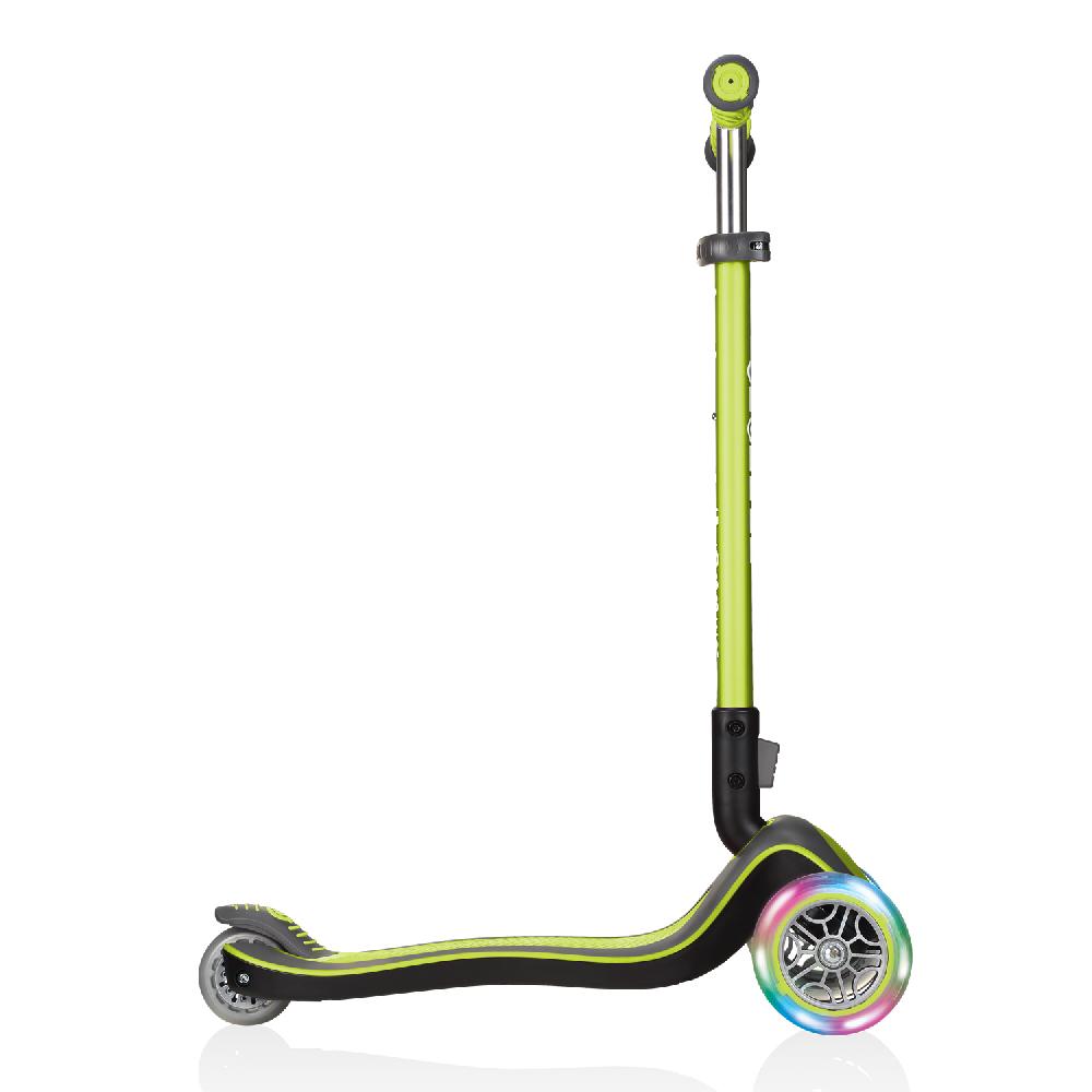 babymarkt Scooter ELITE DELUXE LIGHTS mit Leuchtrollen lime grün Neueste Stile