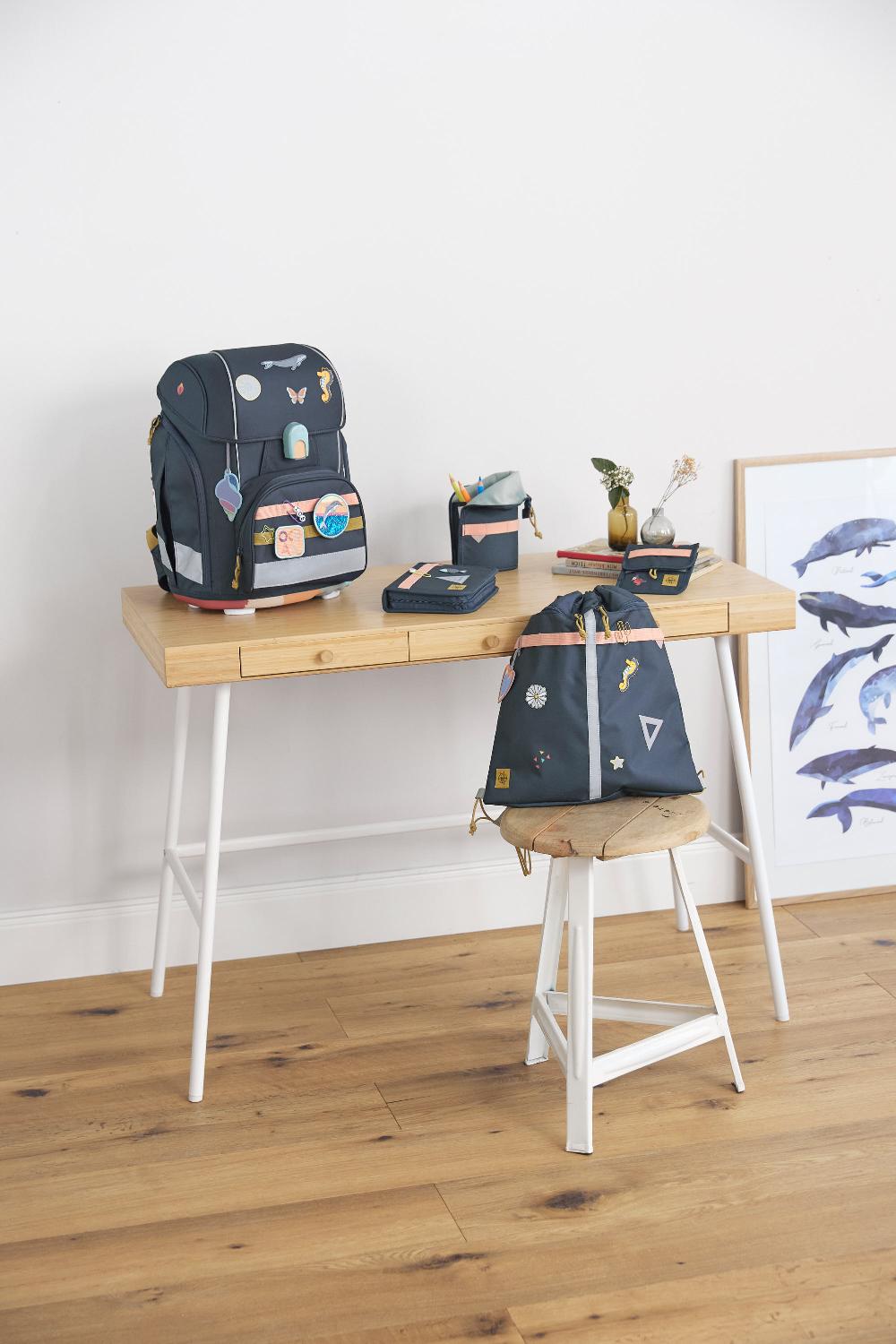 babymarkt School Set Boxy Unique dark blue Ocean Edition Letzter Tag
