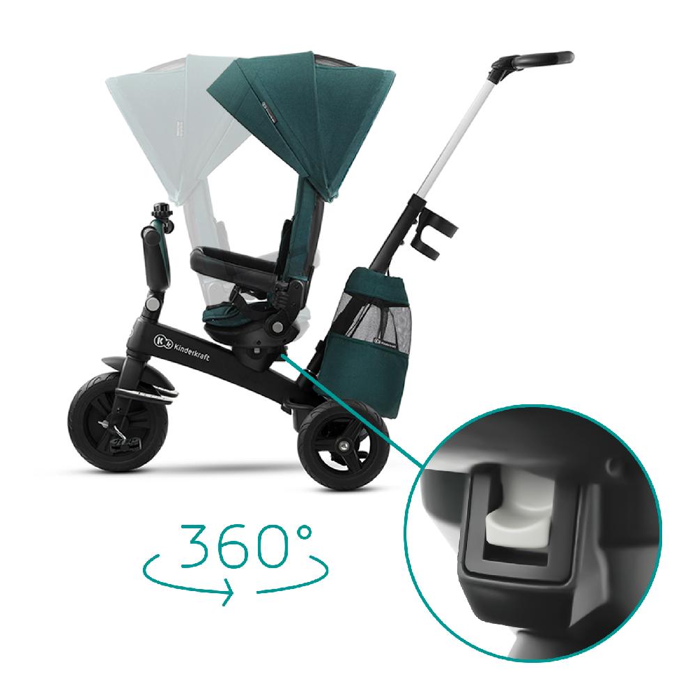 babymarkt Tricycle EASYTWIST midnight green Nur für heute
