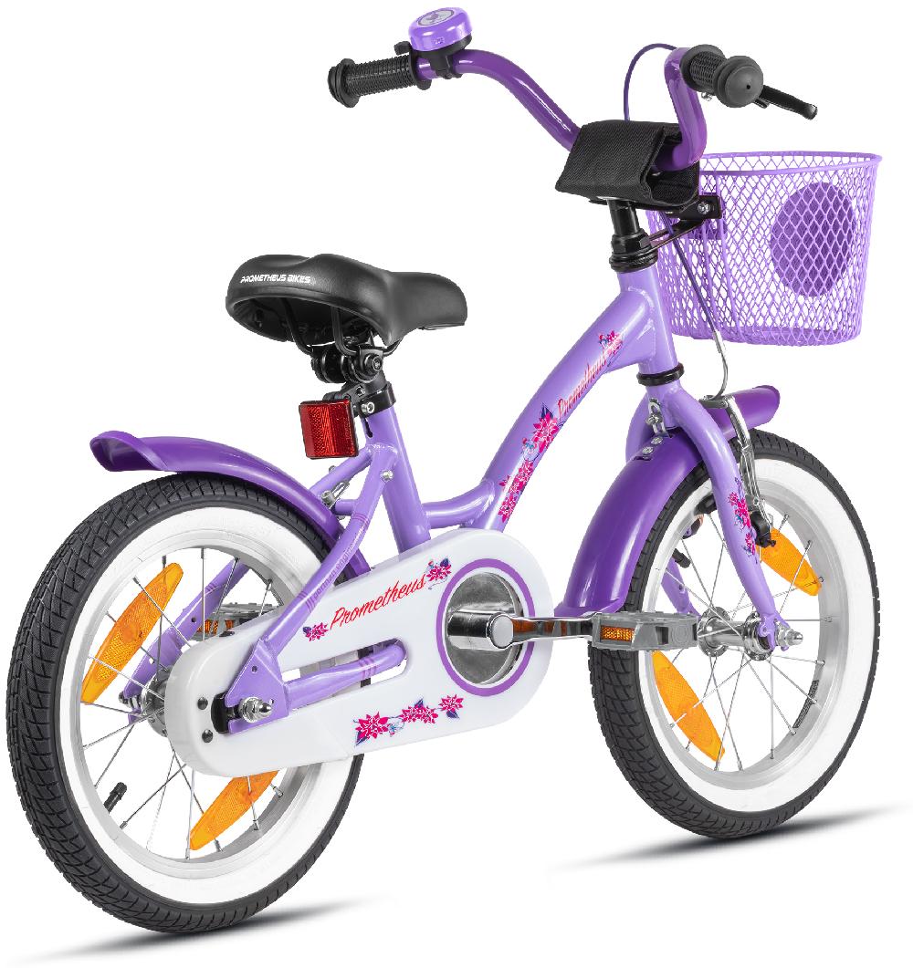 babymarkt Kinderfahrrad 14" mit Stützräder violett-weiß Sonderangebot der Fabrik