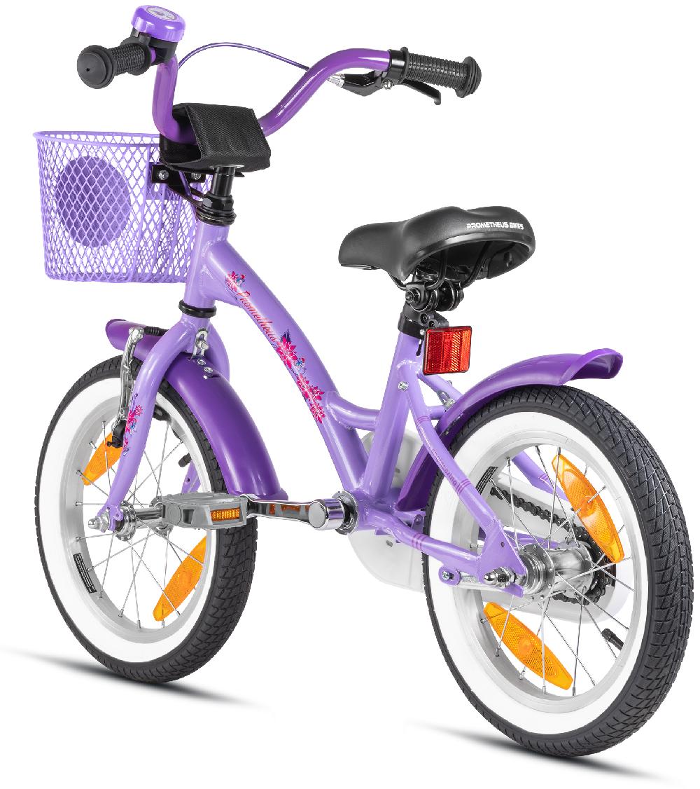 babymarkt Kinderfahrrad 14" mit Stützräder violett-weiß Sonderangebot der Fabrik