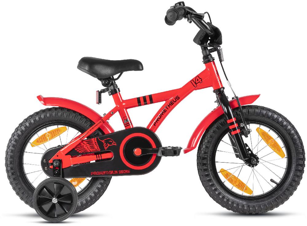 babymarkt Kinderfahrrad 14" mit Stützräder rot-schwarz Hotsell