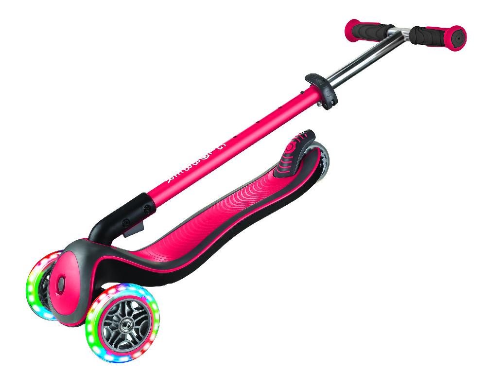 babymarkt Scooter ELITE DELUXE LIGHTS mit Leuchtrollen rot Schlussverkauf