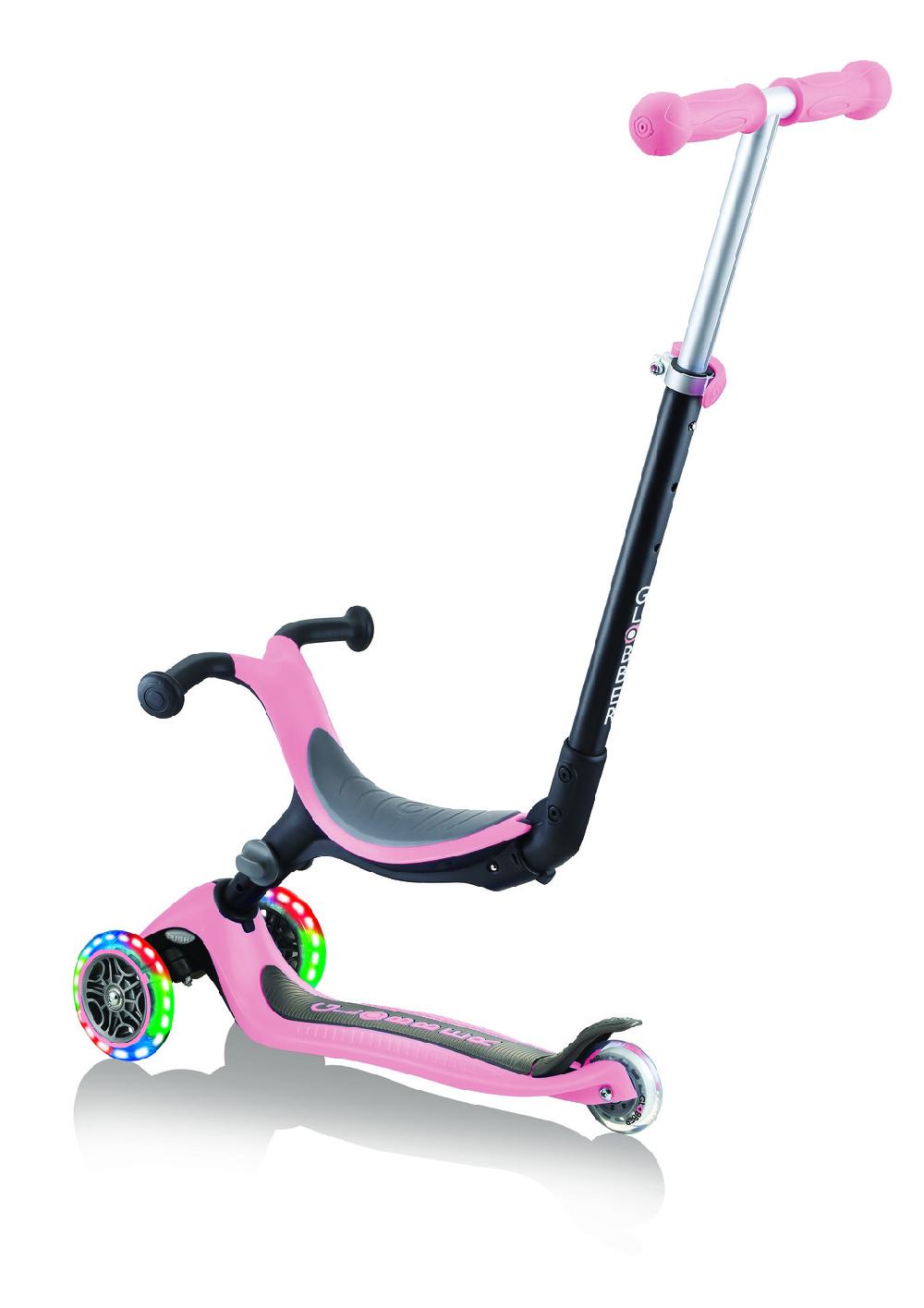 babymarkt GO-UP 4-in-1 FOLDABLE LIGHTS pastellrosa - mit Leuchtrollen Kostenloser Versand