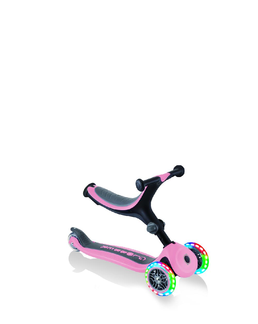 babymarkt GO-UP 4-in-1 FOLDABLE LIGHTS pastellrosa - mit Leuchtrollen Kostenloser Versand