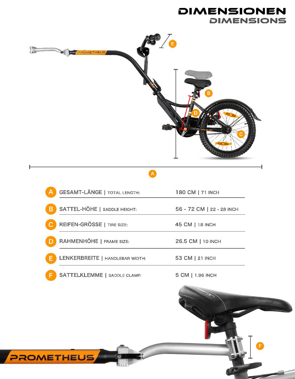 babymarkt Tandem Fahrradanhänger 18" Limitierter Zeitrabatt