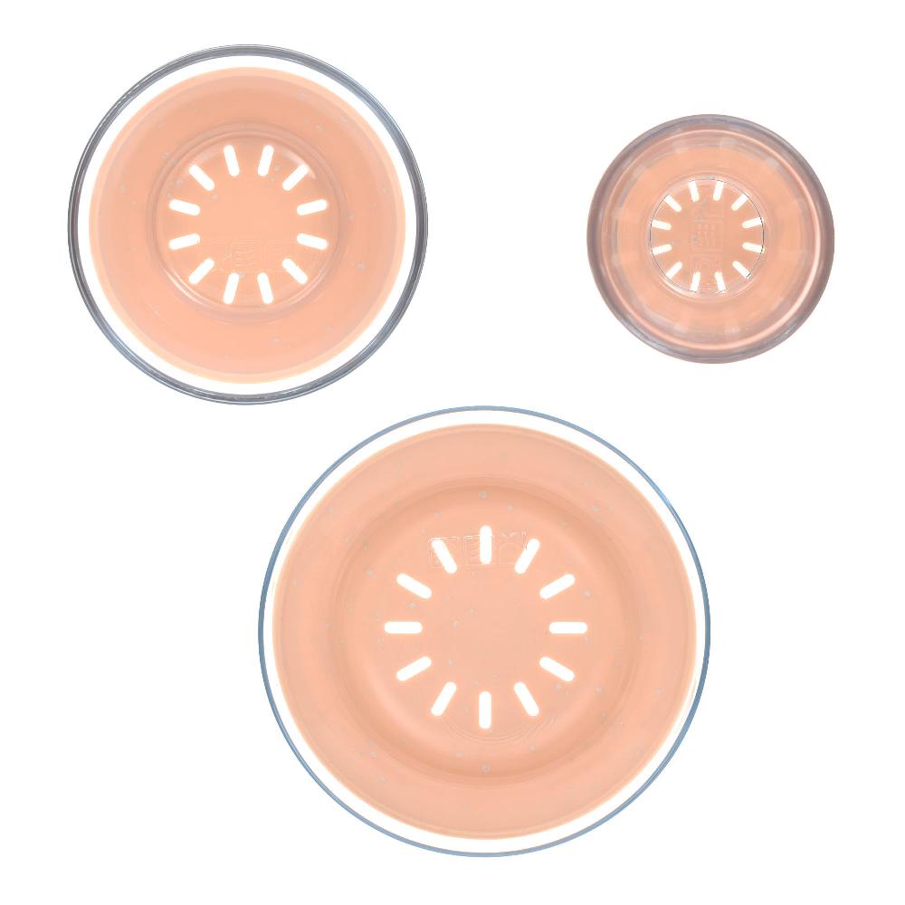 babymarkt Esslernset aus Glas und Silikon apricot Rabatt