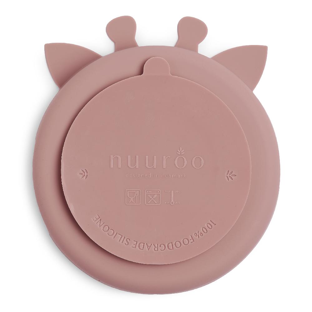 babymarkt Silikonteller mit Saugnapf Orla - Woodrose Günstig kaufen