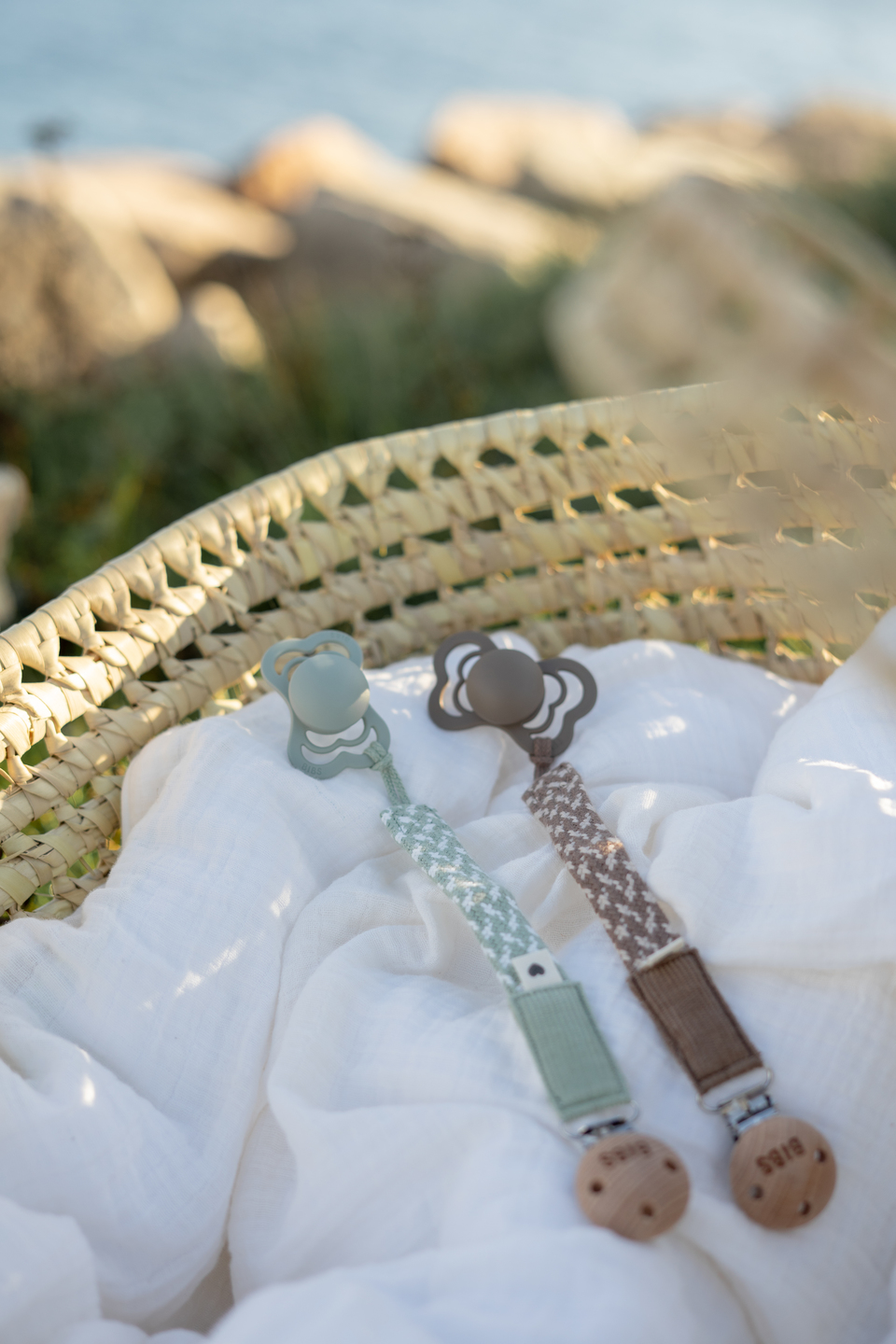 babymarkt Schnullerkette Sage/Ivory Preisnachlass