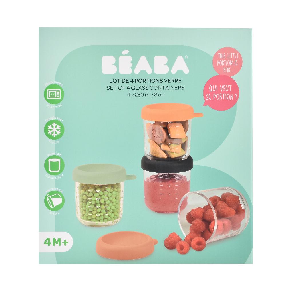 babymarkt Portionsbehälter 4er Set aus Glas sunrise Weihnachtsangebot