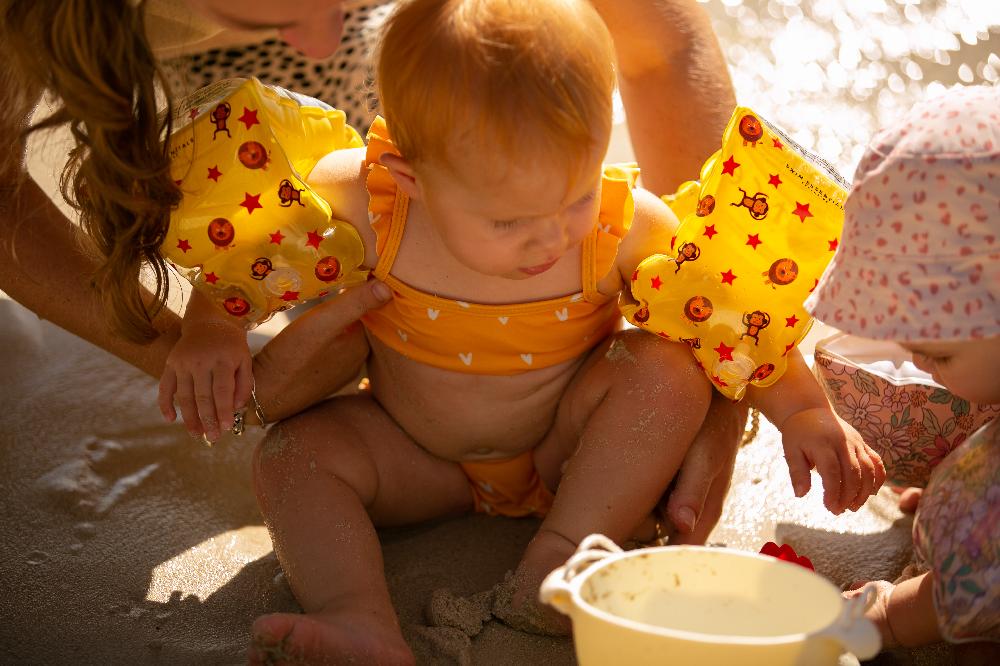 babymarkt Lila Leopard Schwimmflügel (0-2 Jahre) Blitzangebot