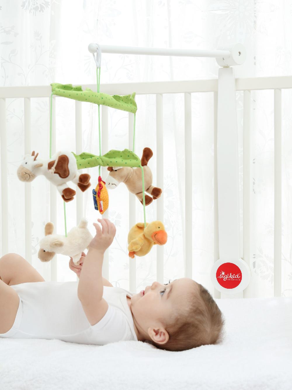 babymarkt Mobile-Halter Holz weiß Riesige Ersparnisse