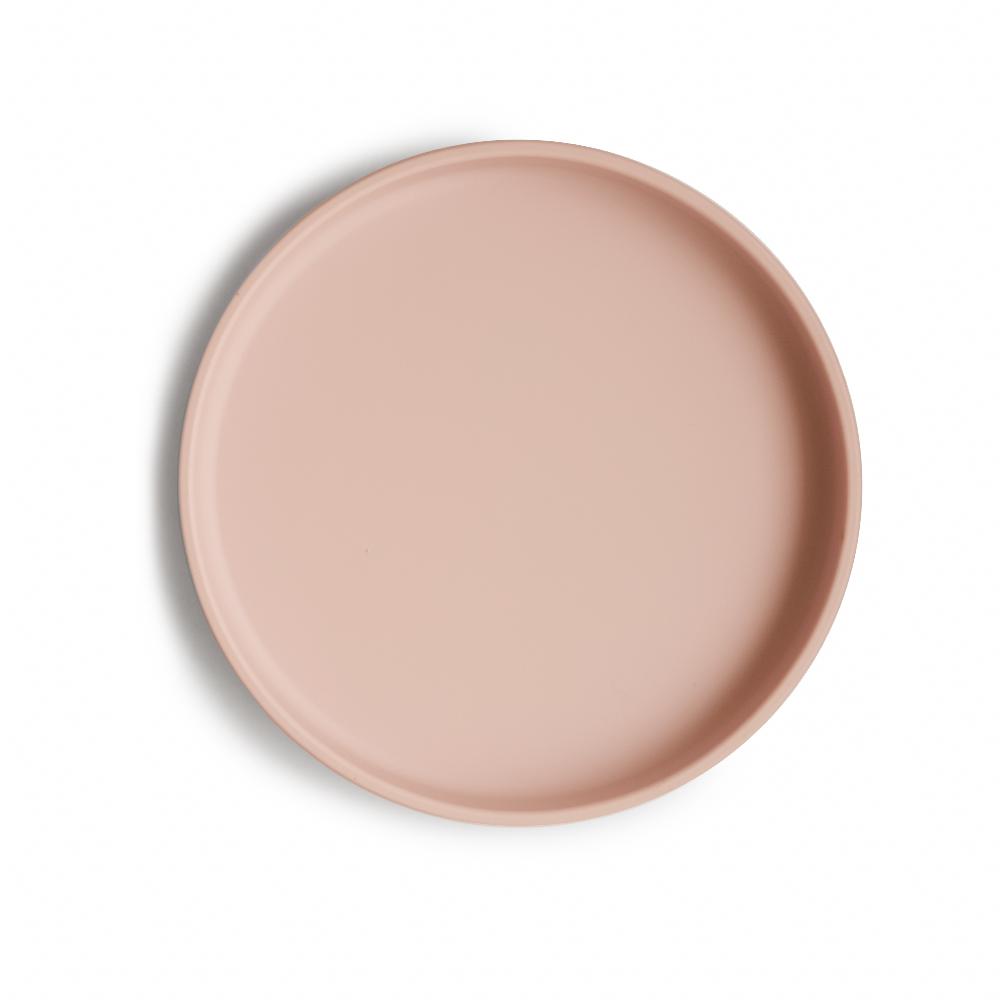 babymarkt Silikonteller Classic mit Saugfuß Blush JETZT KAUFEN