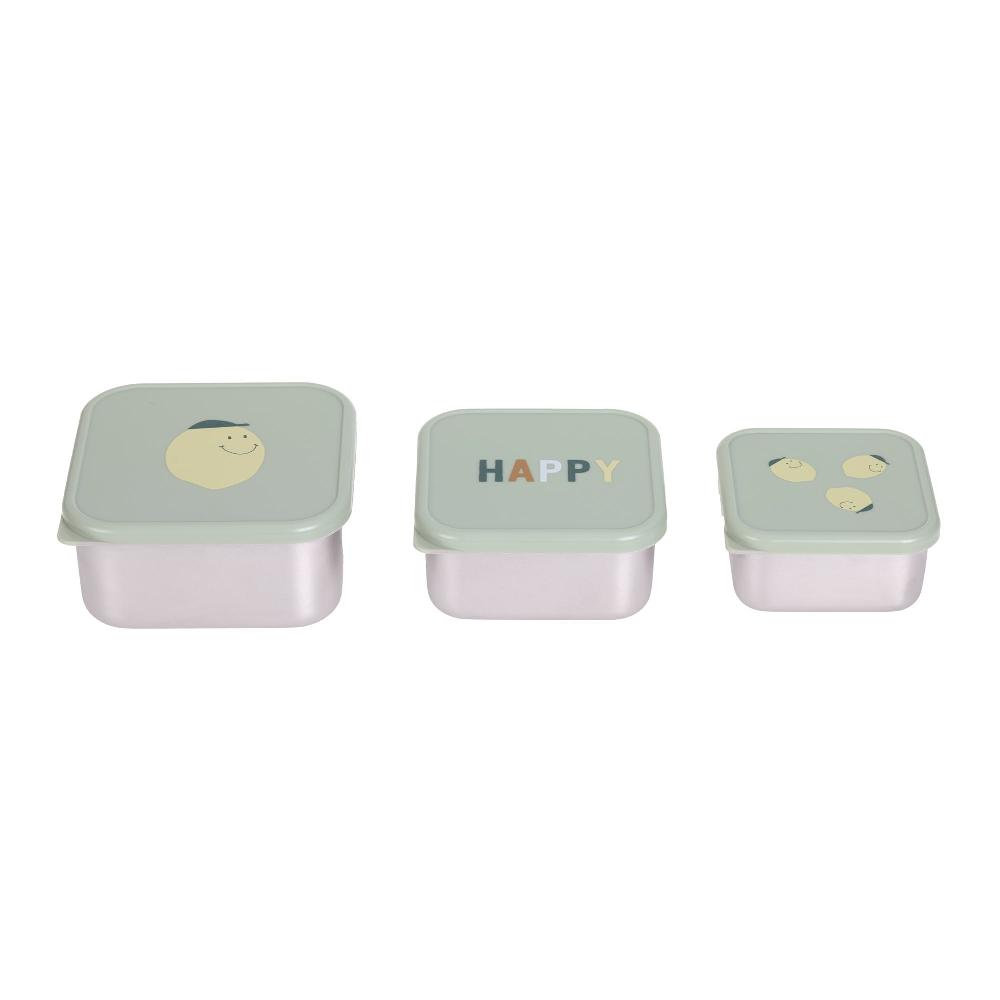 babymarkt Brotdosenset aus Edelstahl Happy Fruits Lemon Nur noch ein Tag übrig