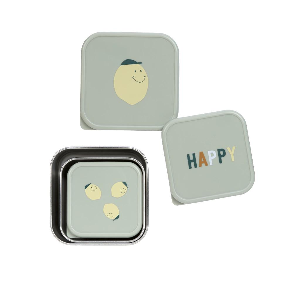 babymarkt Brotdosenset aus Edelstahl Happy Fruits Lemon Nur noch ein Tag übrig