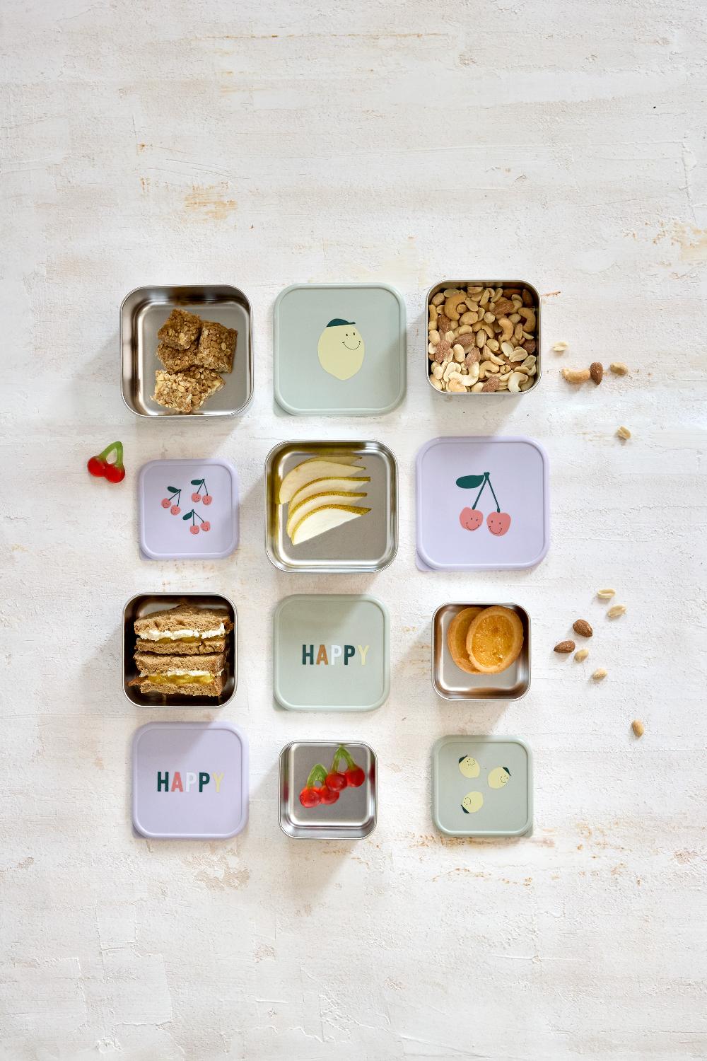 babymarkt Brotdosenset aus Edelstahl Happy Fruits Lemon Nur noch ein Tag übrig