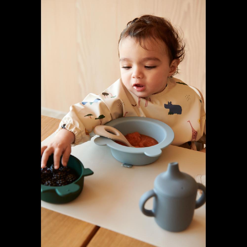 babymarkt Iggy Silikonschalen 4er-Pack dino blue multi mix Hotsell