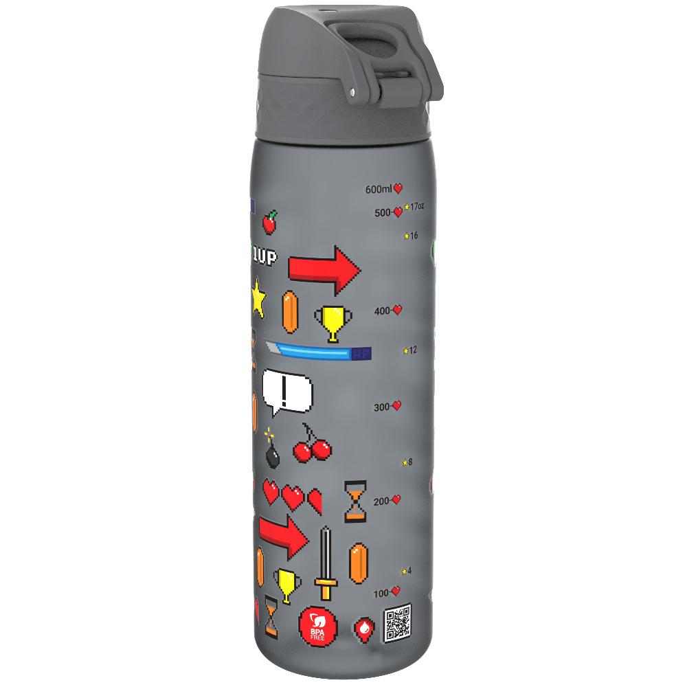babymarkt Trinkflasche auslaufsicher 500 ml Gamer / grau Sonderangebot
