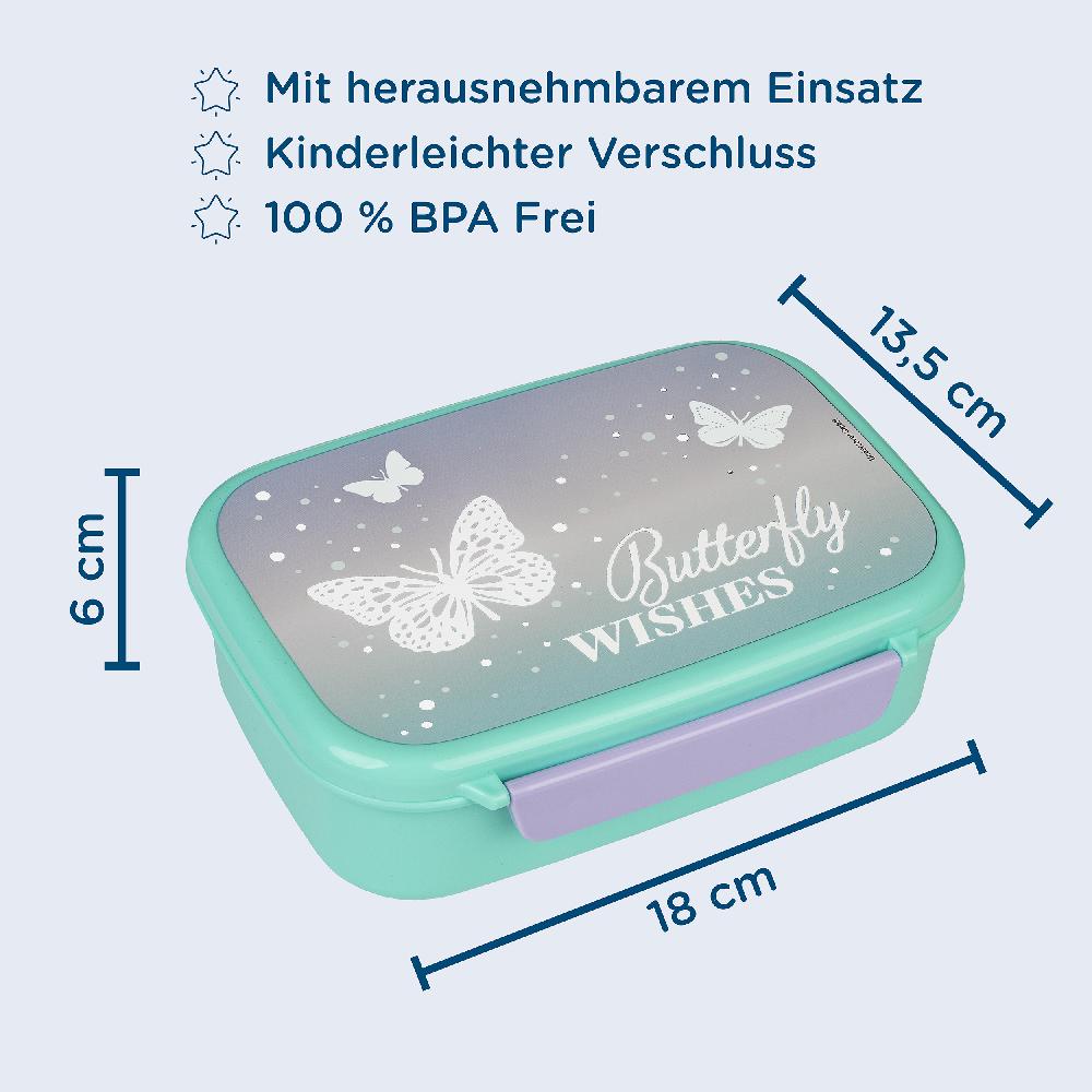 babymarkt Brotzeitdose Butterfly Wishes Saisonschlussverkauf