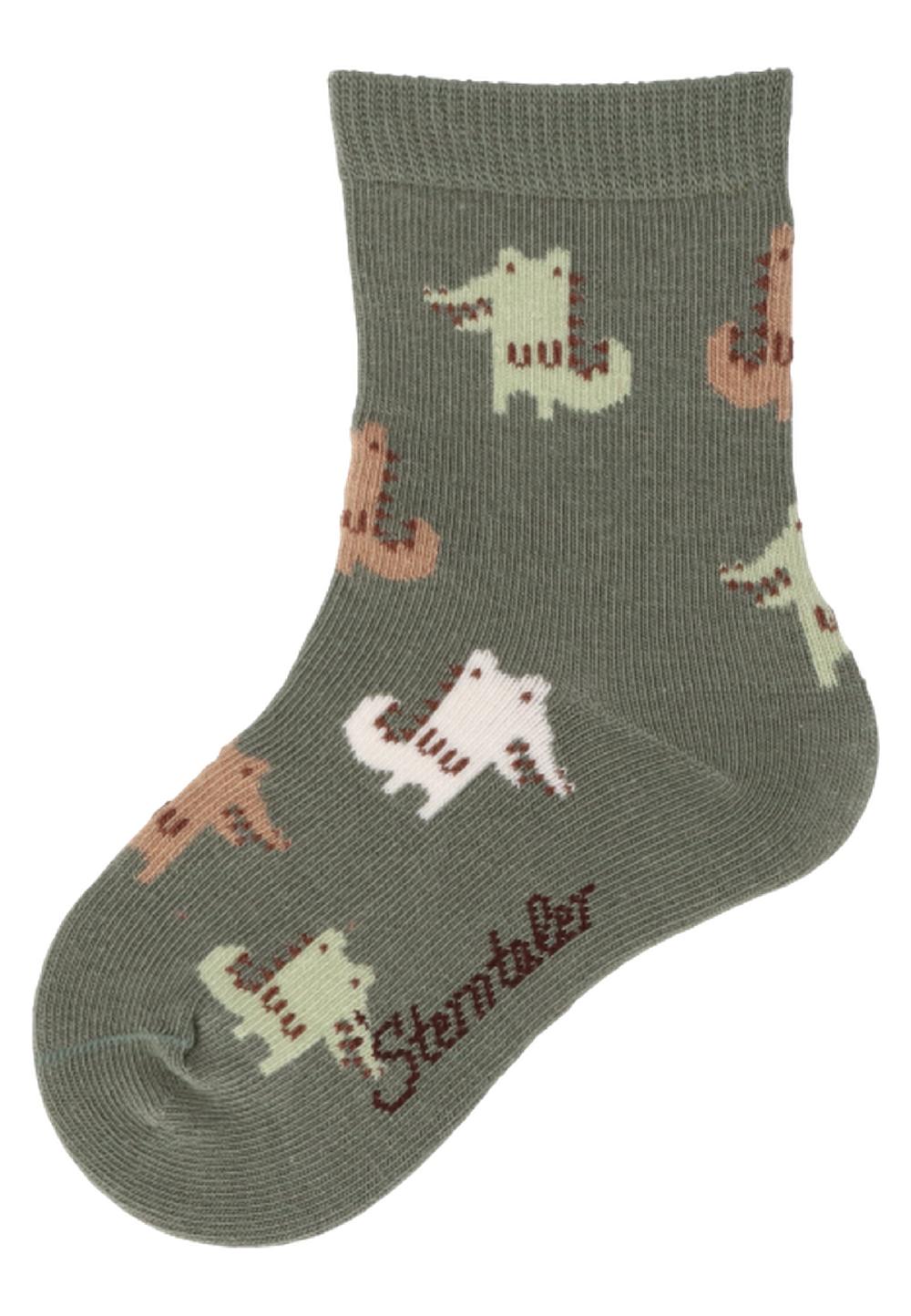 babymarkt Söckchen 3er-Pack Krokodil braun melange Outlet