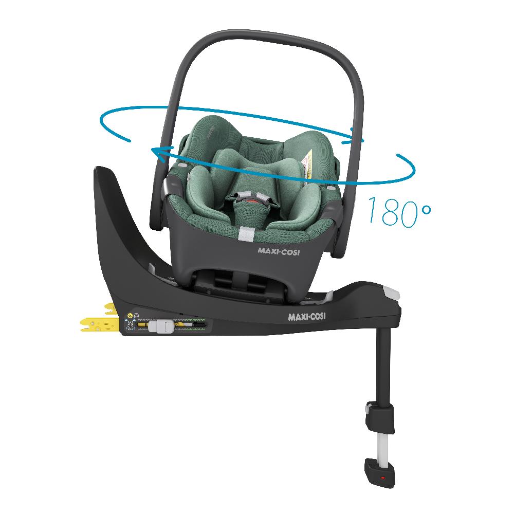 babymarkt Set Babyschale Pebble 360 Essential Green plus Basisstation FamilyFix 360 Kostenloser Versand international