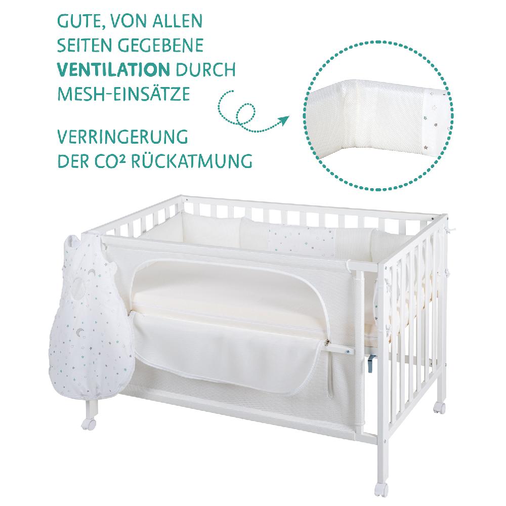 babymarkt Room Bed safe asleep Sternenzauber weiß Sonderangebot