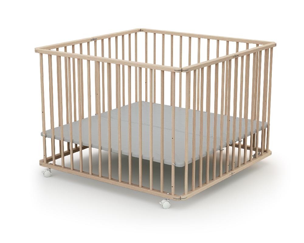 babymarkt Laufgitter faltbar 100 x 100 cm Buche unbehandelt Weihnachtsangebot