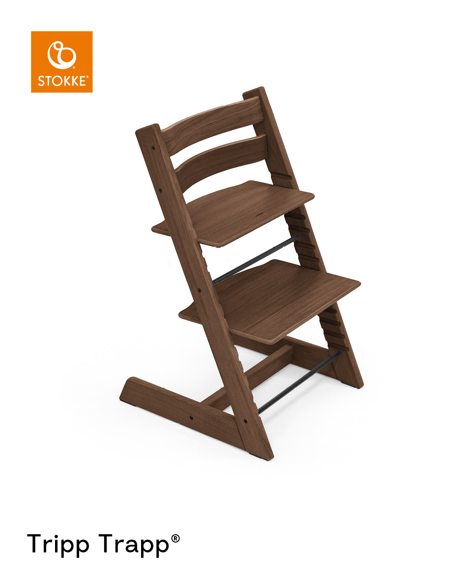 babymarkt Tripp Trapp Hochstuhl Oak Warm Brown + gratis Babyset Warm Brown Zeitlich begrenztes Angebot