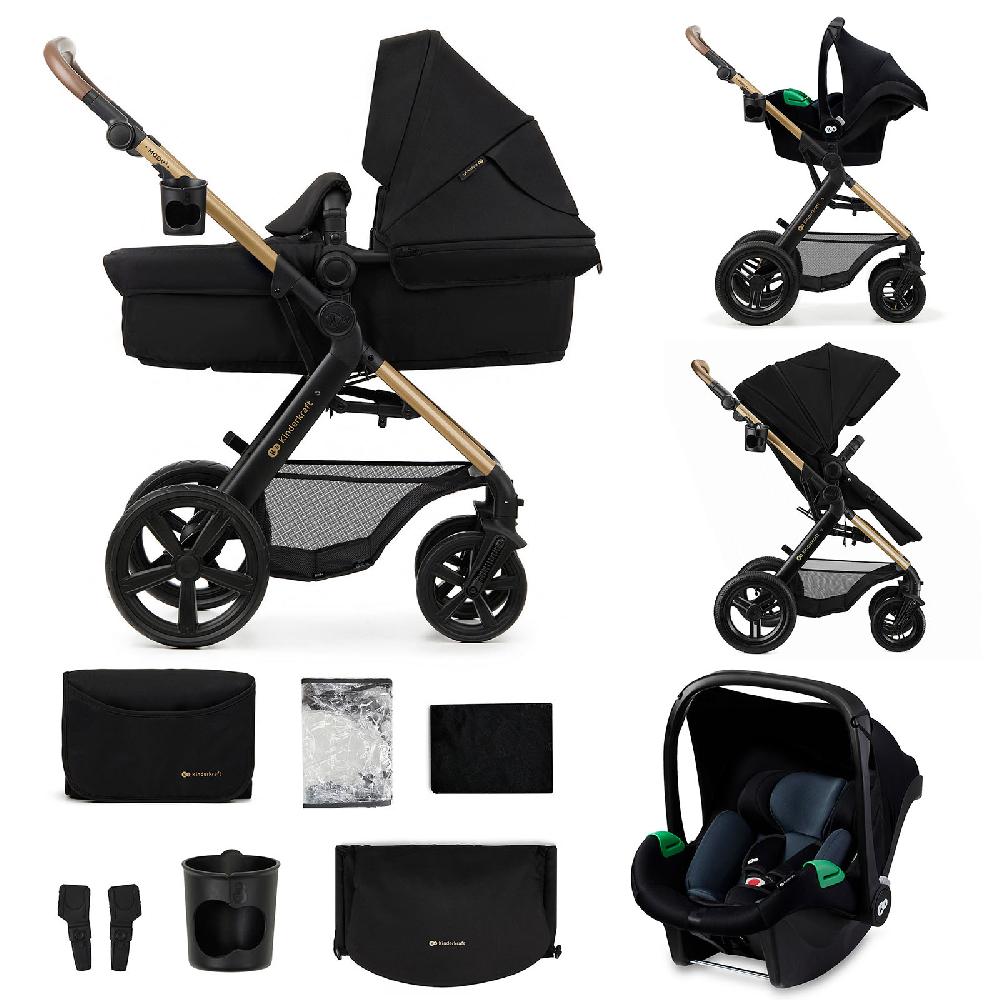 babymarkt Kombikinderwagen MOOV2 XL Pure Black